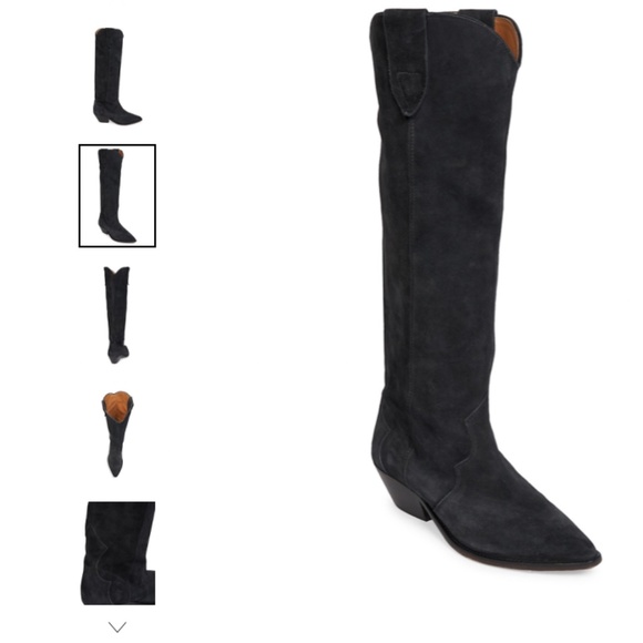Denvee Suede Tall Western boot - Picture 1 of 1